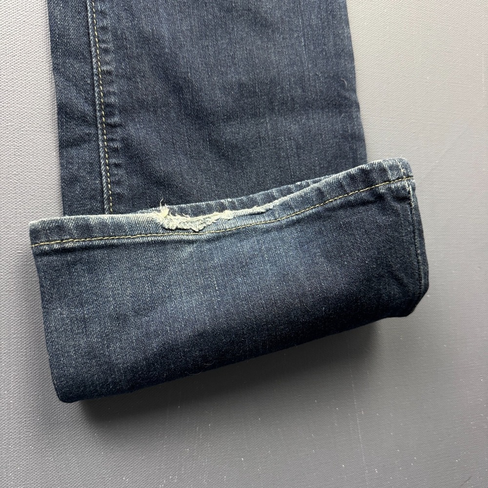 Michael Kors Jeans Women's 4 Bootcut Blue Faded Denim Dark Wash Classic - Picture 7 of 16